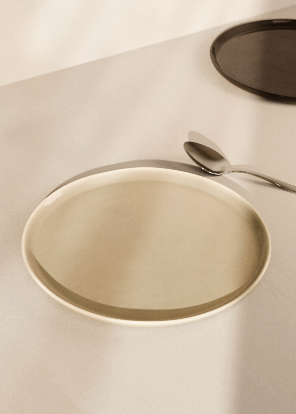 Dessert plate vicenza - Black