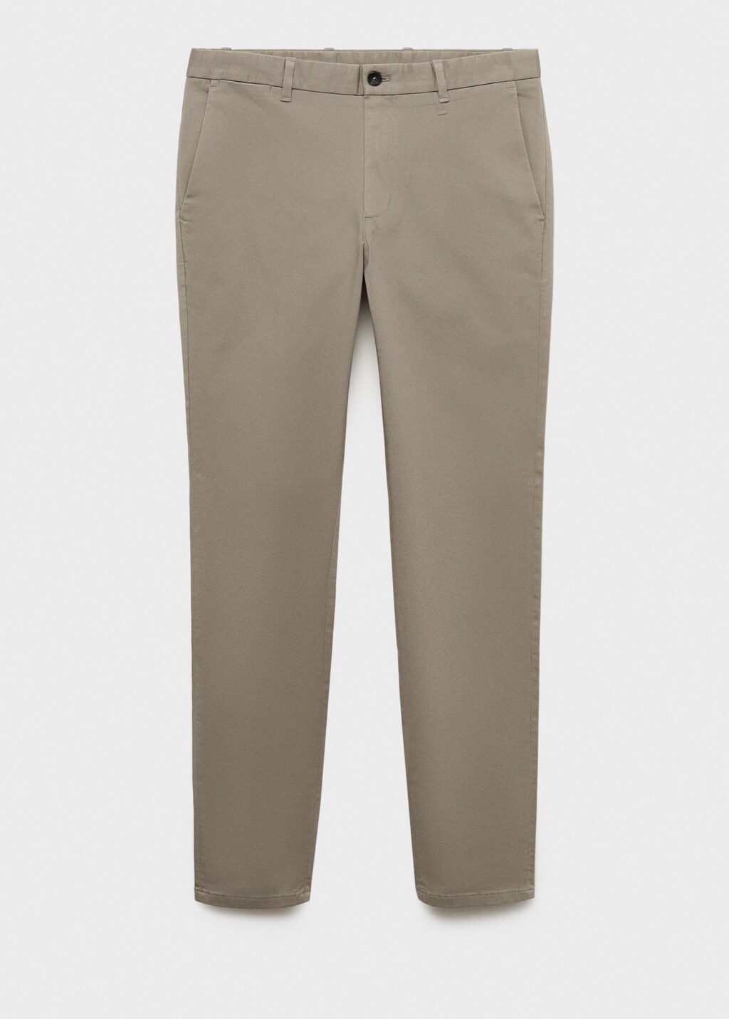 Barna slim-fit twill chino trousers - Beige