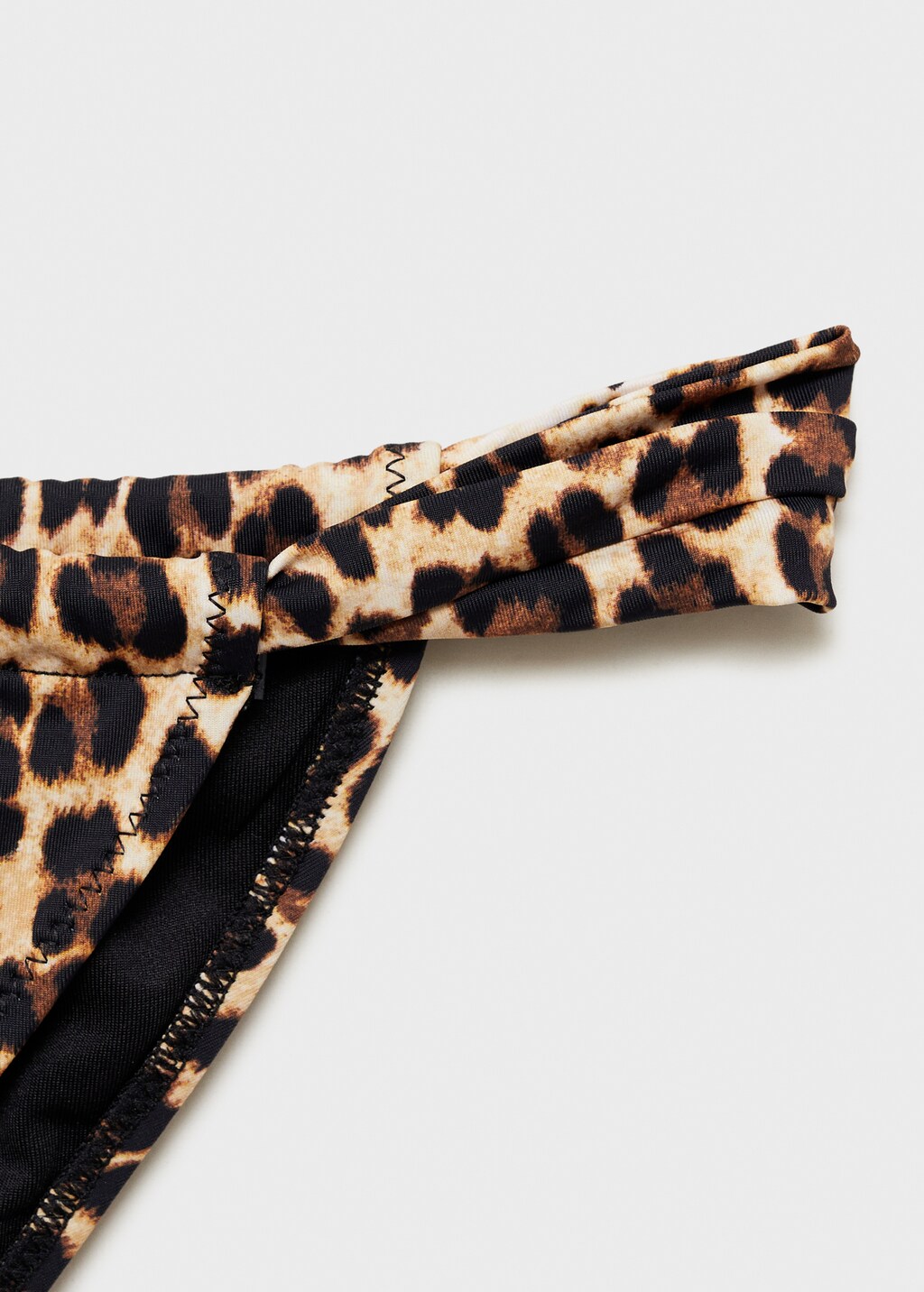 Leopard bikini bottom - Brown