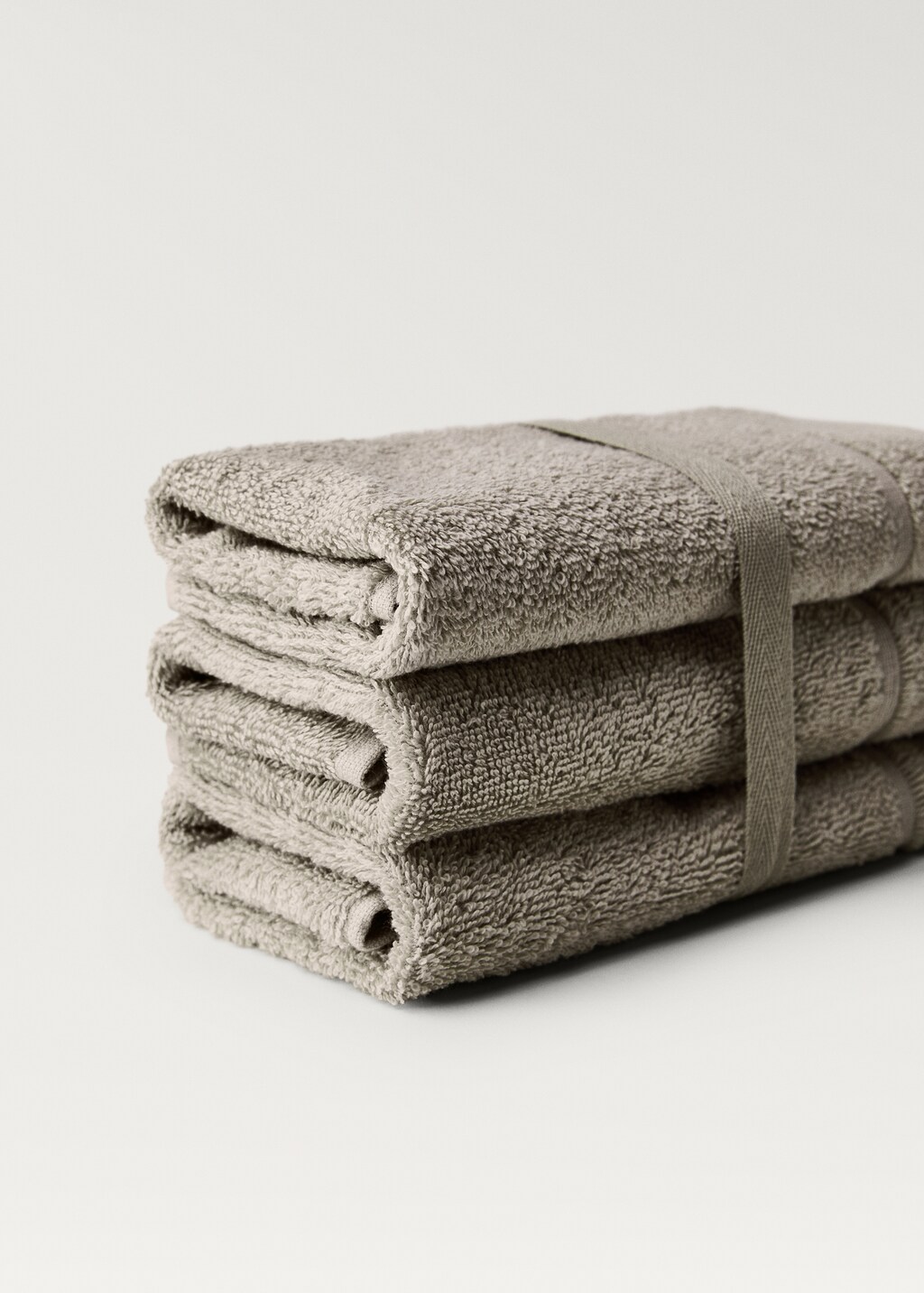 Terry cotton towel - Grey