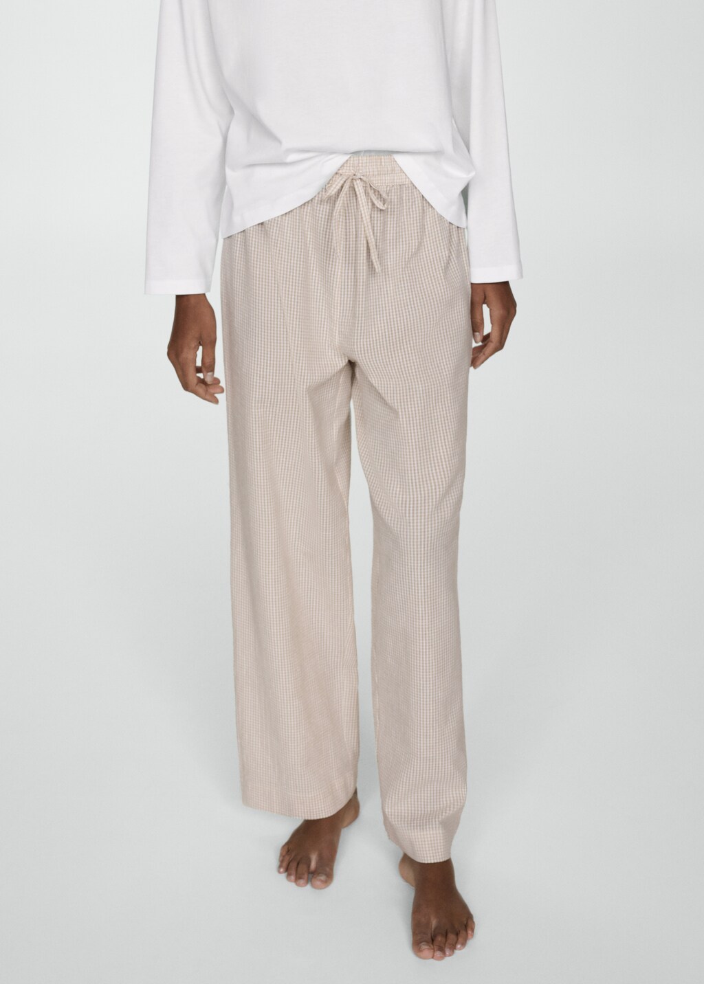 Two-piece cotton pyjamas - Maroon