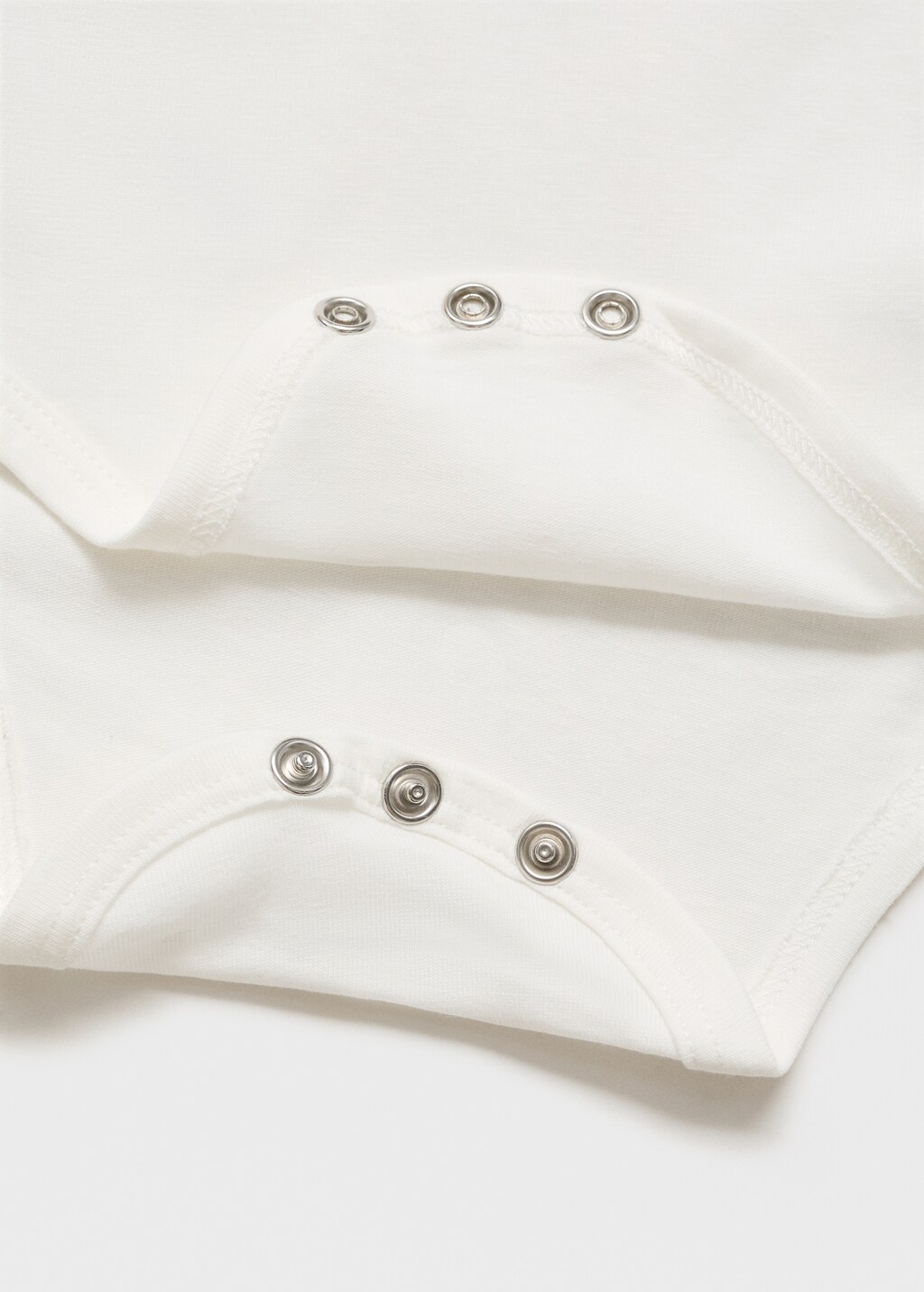 Cotton bodysuit with Peter Pan collar - Off White