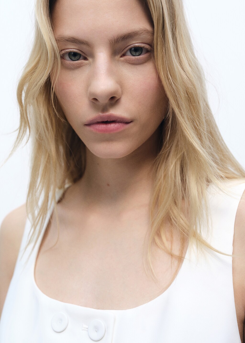 Double-breasted suit waistcoat - Off White