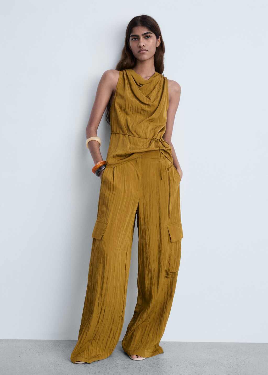 Textured bow top - Sand