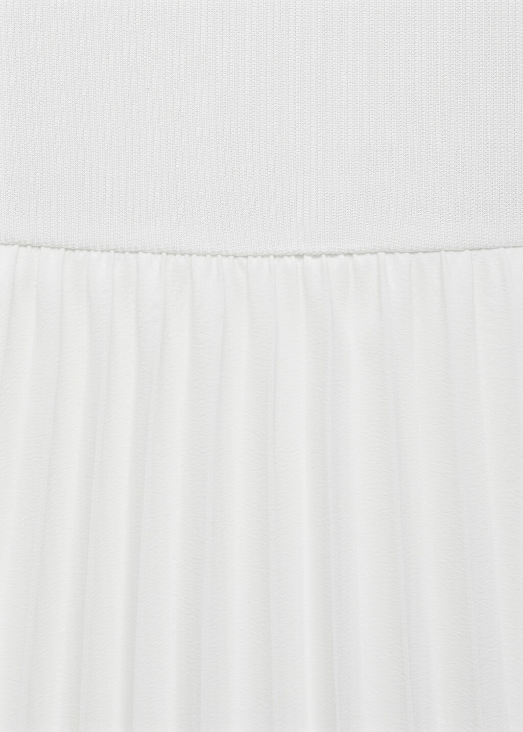 Pleated long dress - Black