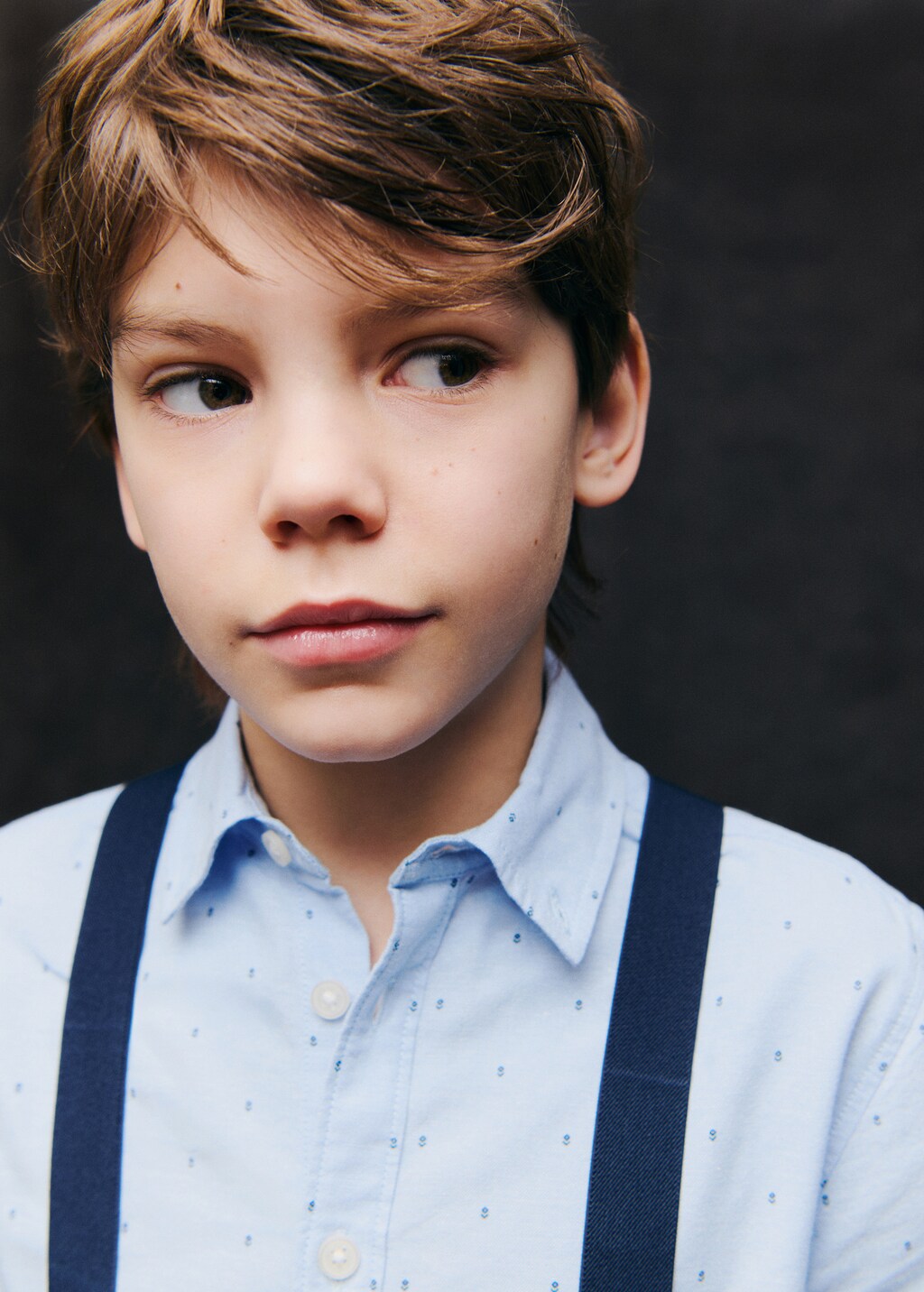 Adjustable elastic braces - Dark Navy