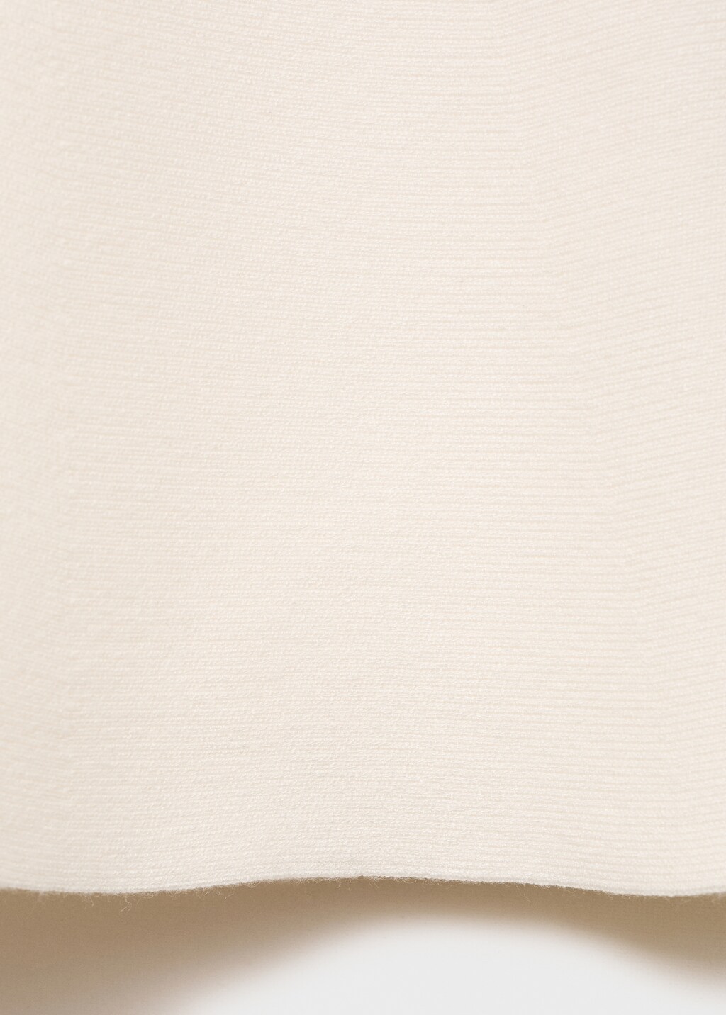 A-line knitted bandeau top - Black