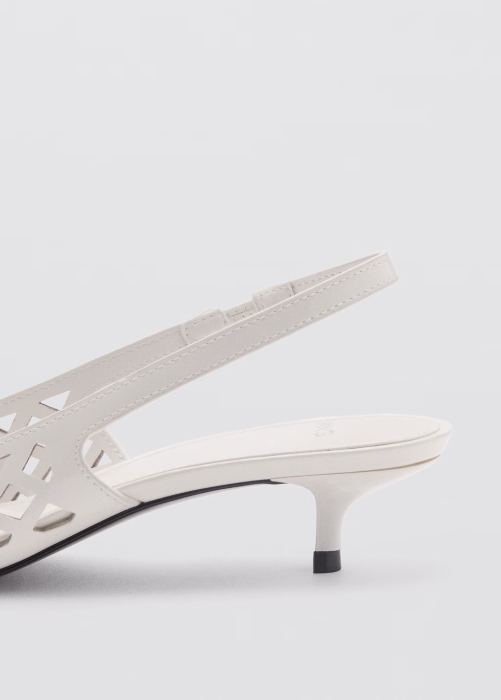 Die-cut kitten shoes - Red