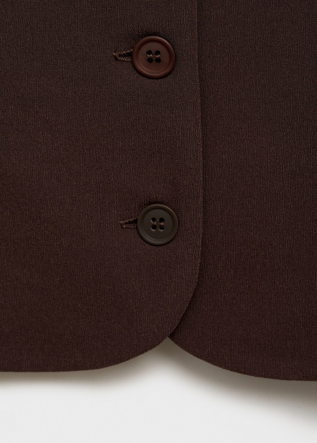 Slim-fit suit waistcoat - Chocolate