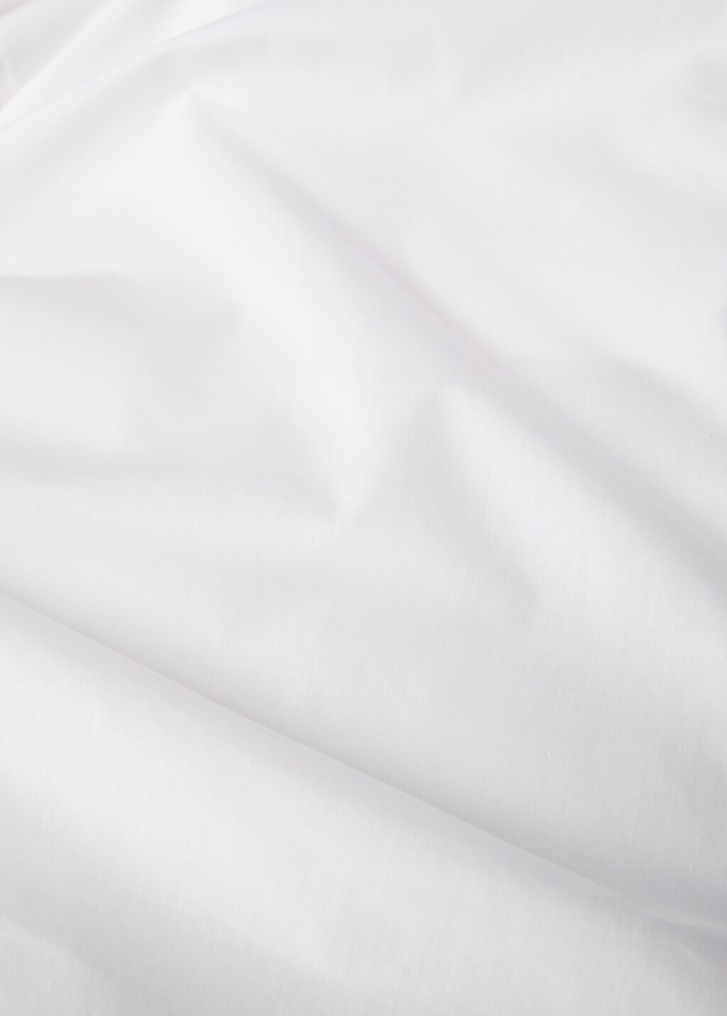 Percale cotton duvet cover with overlock for 135/140 cm bed - Medium Brown