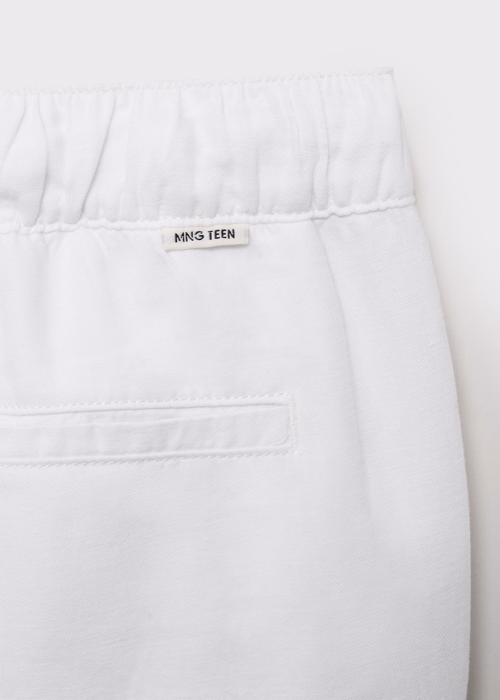 Cotton-linen jogger trousers - Off White
