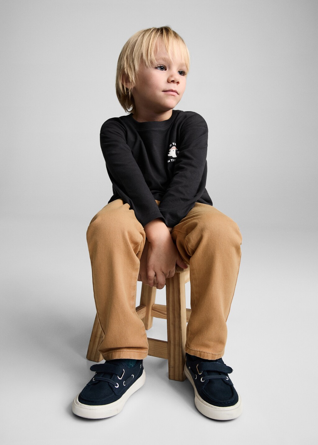 Skinny cotton trousers - Medium Brown