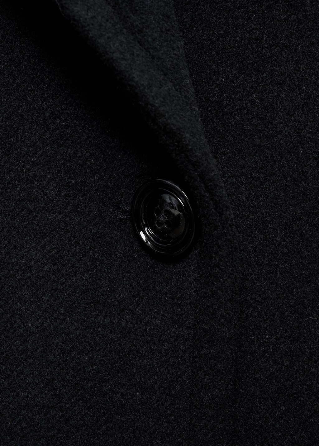 Double-breasted wool coat - Ochre