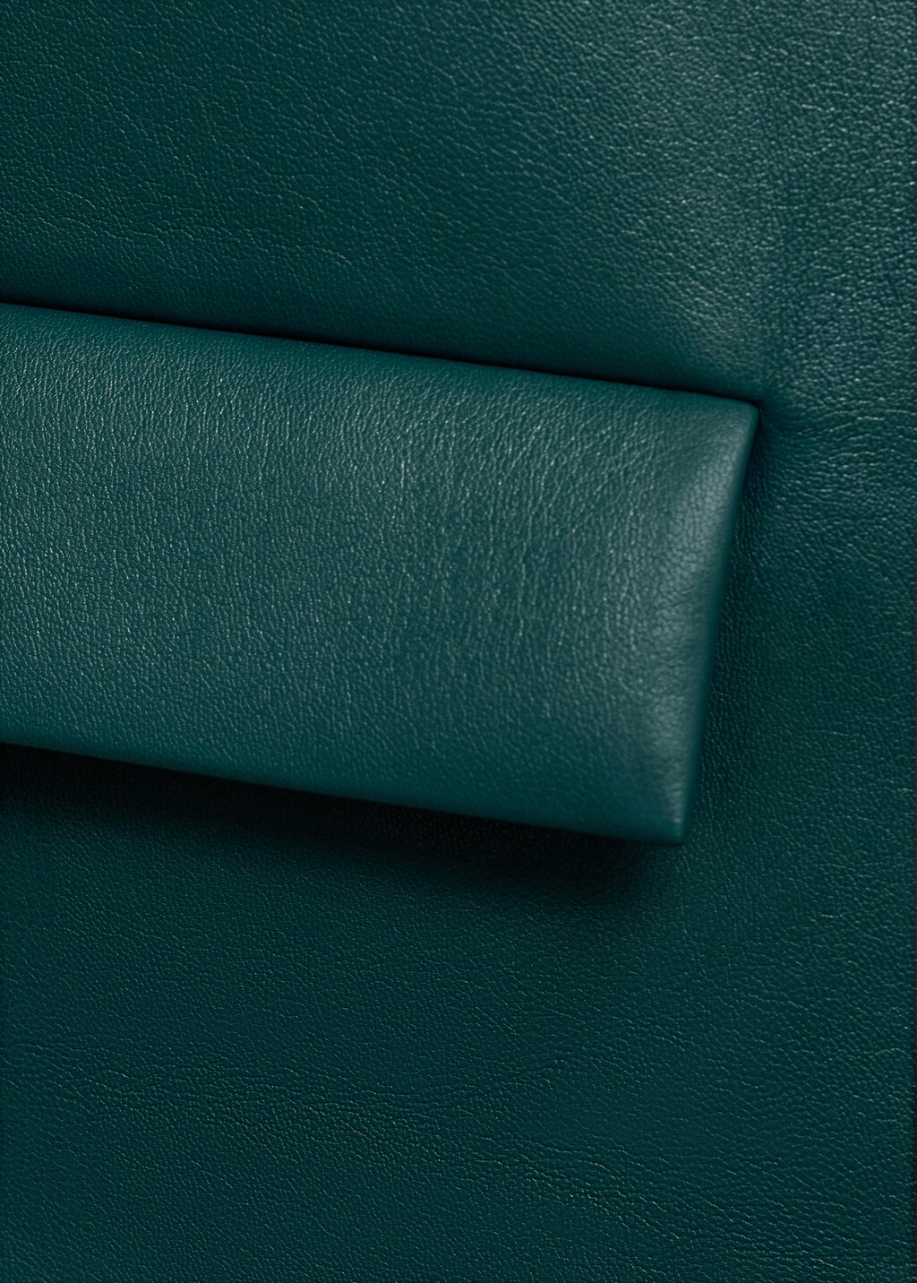 Jacket with flap pockets and leather effect - Blue