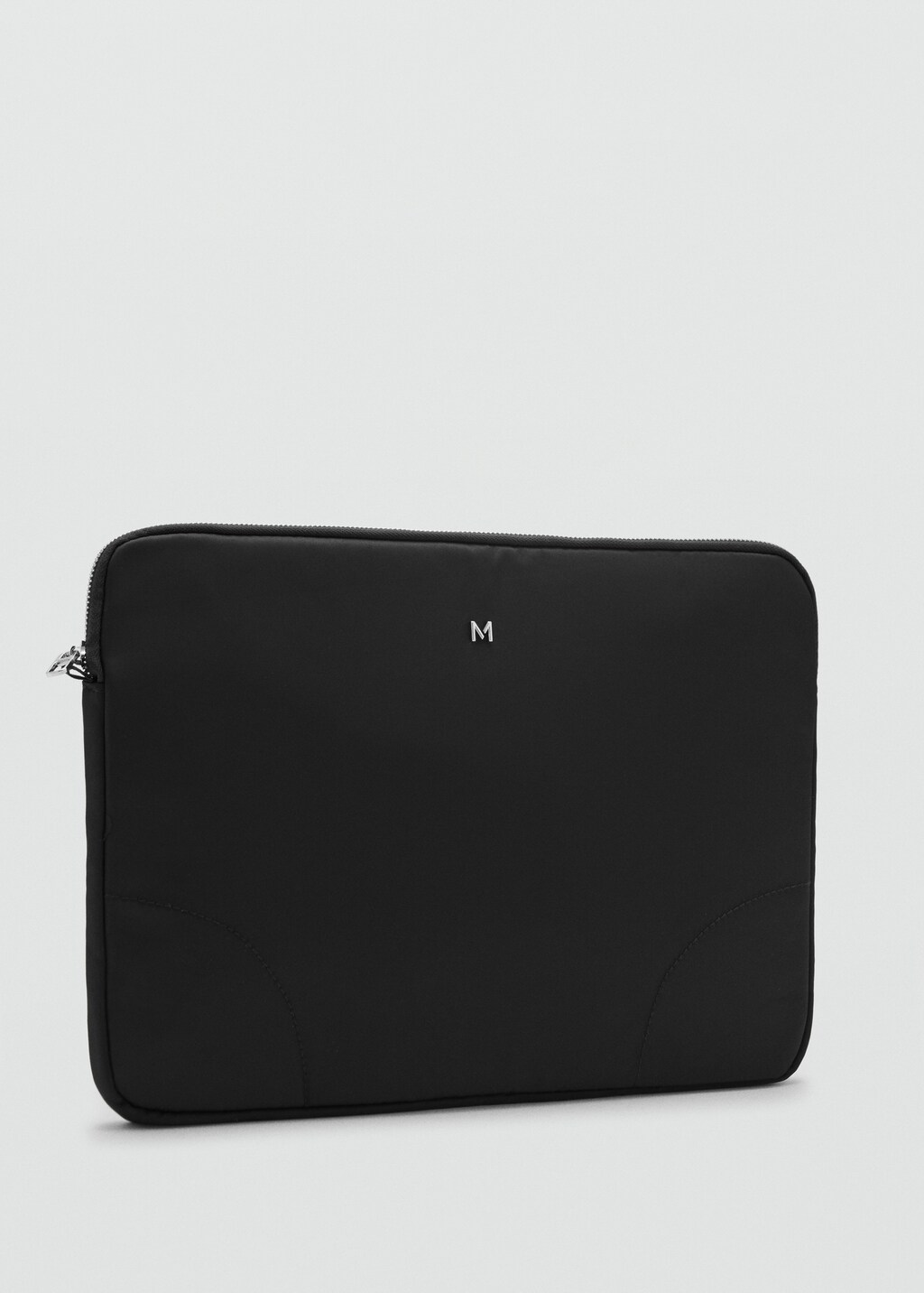 Nylon laptop case - Silver