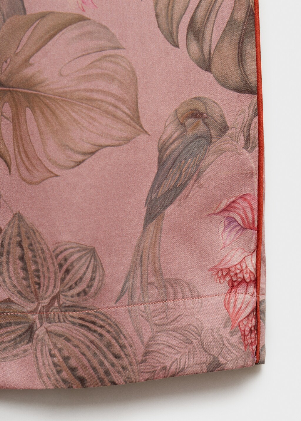 Tropical-print pyjama trousers - Green