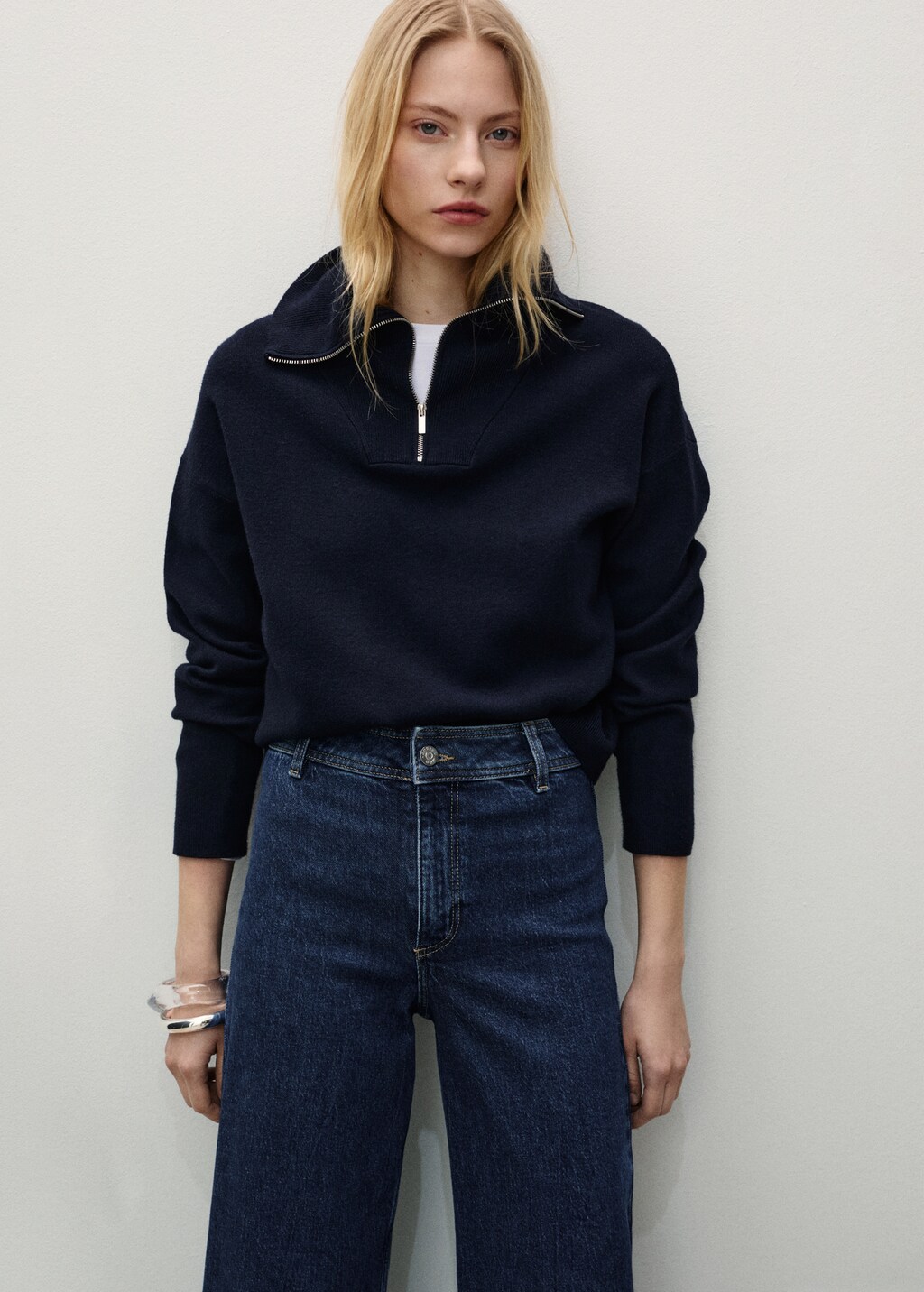 Catherin culotte high-rise jeans - Black denim