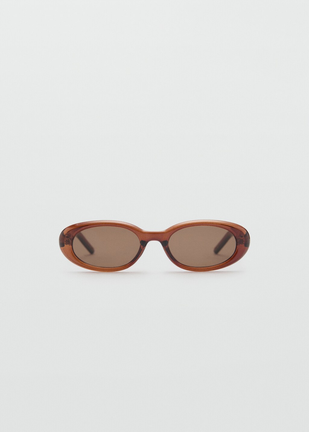 Oval frame sunglasses - Black