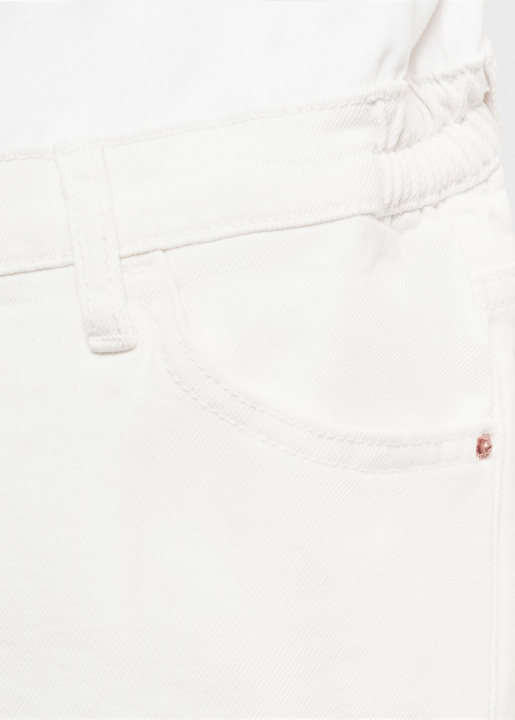 Maternity Straight Jeans - White