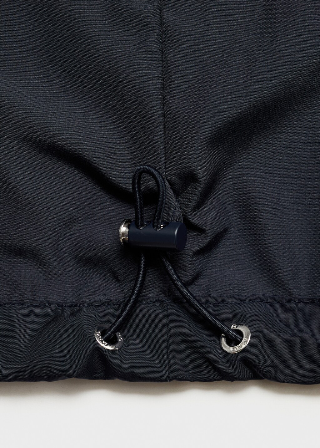 Regular-fit technical fabric jacket - Dark Navy