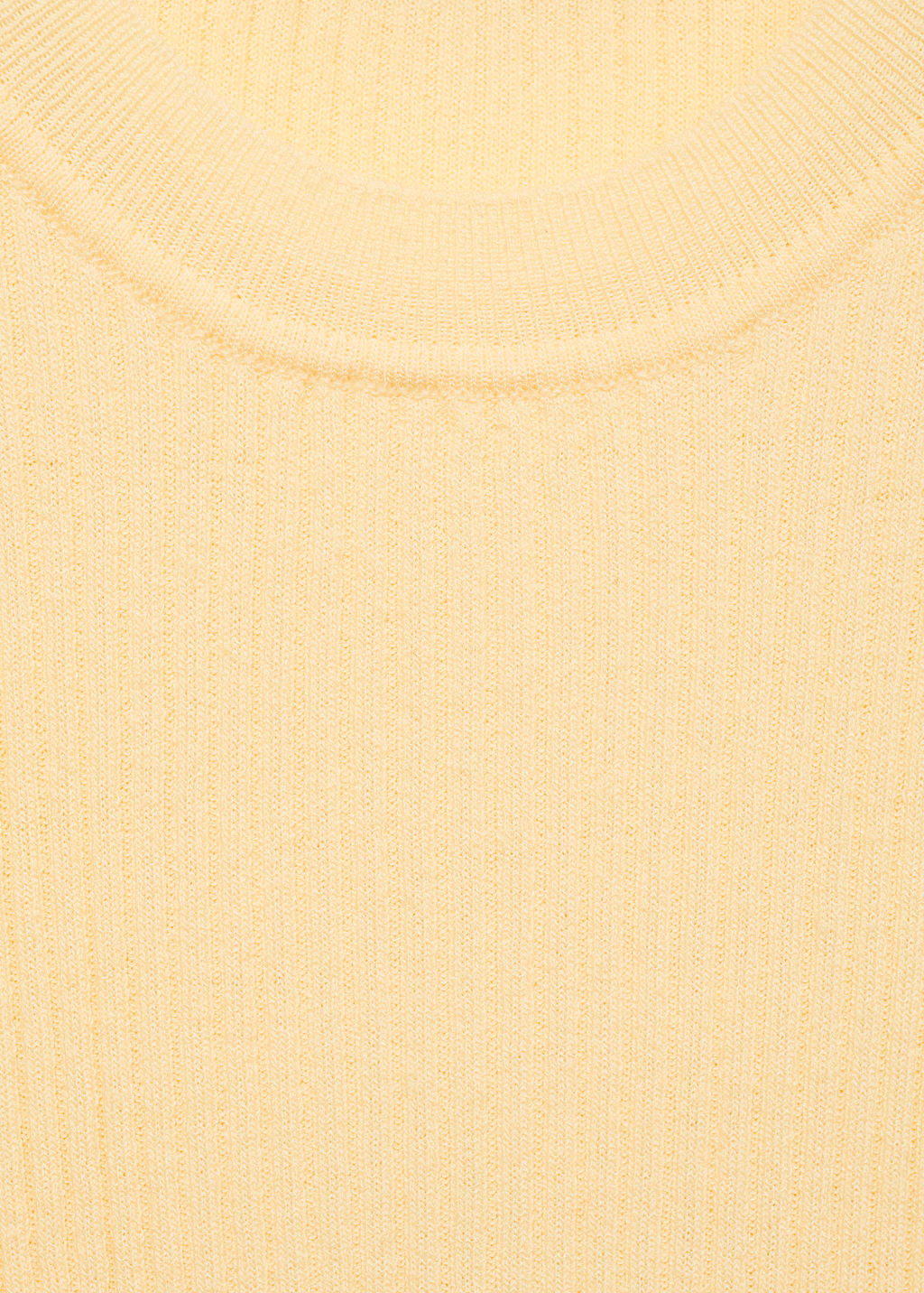 Ribbed knit top - Sky Blue