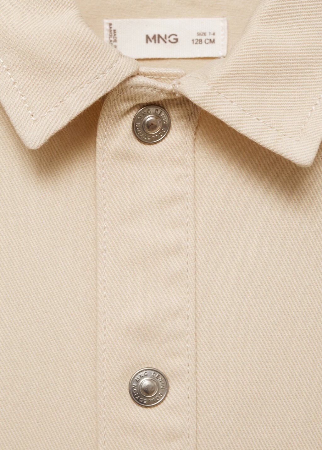 Twill jacket with pockets - Sand