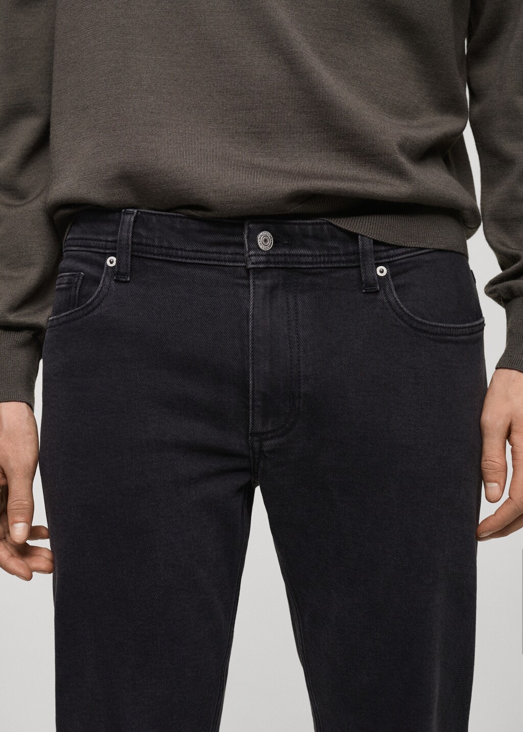 Slim fit white Jan jeans - White