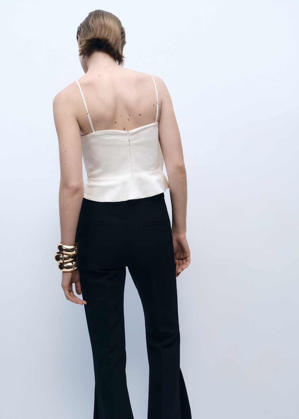 Maxi ruffle top - Off White