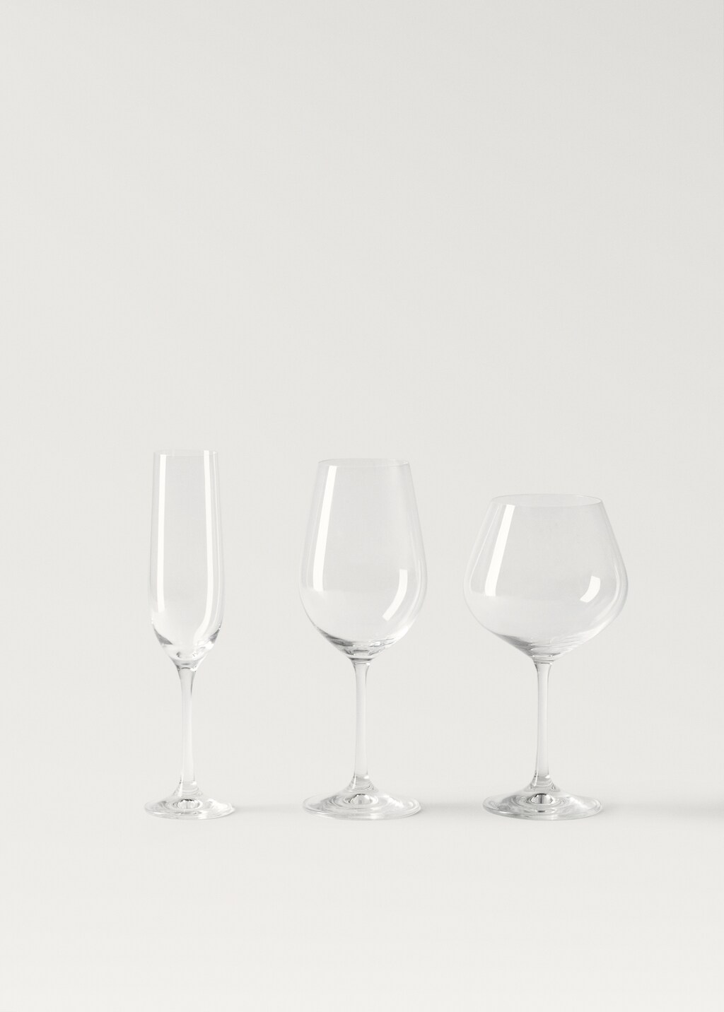 Stem glass violin - Ice Grey