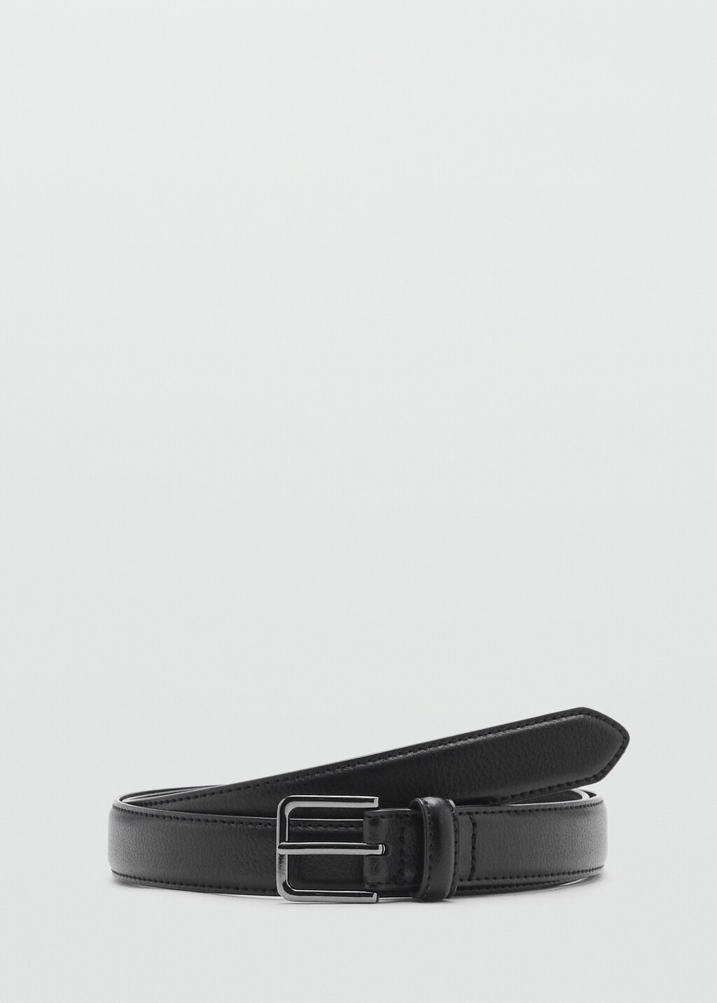 Leather belt - Black