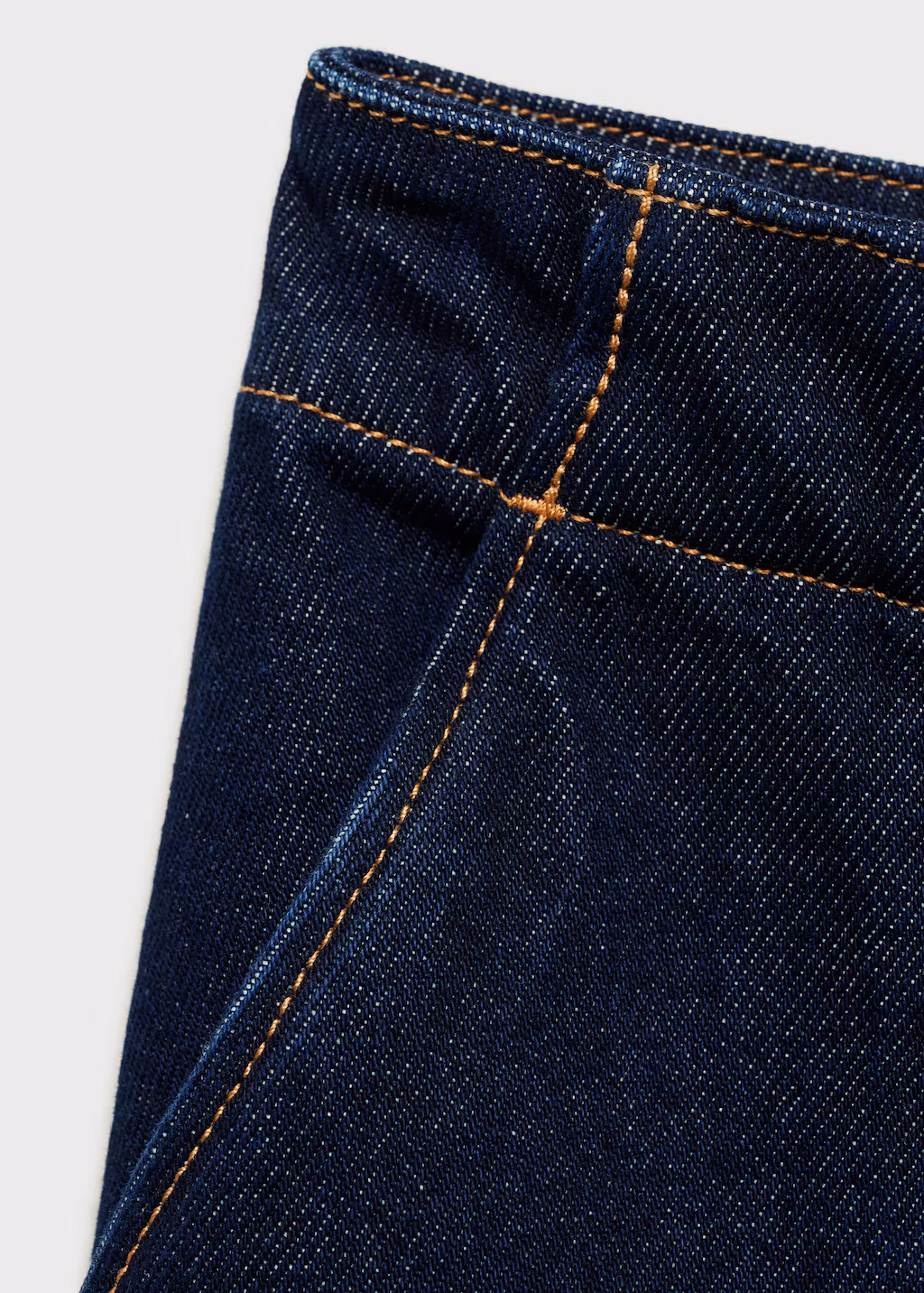 Flared denim skirt - Open Blue