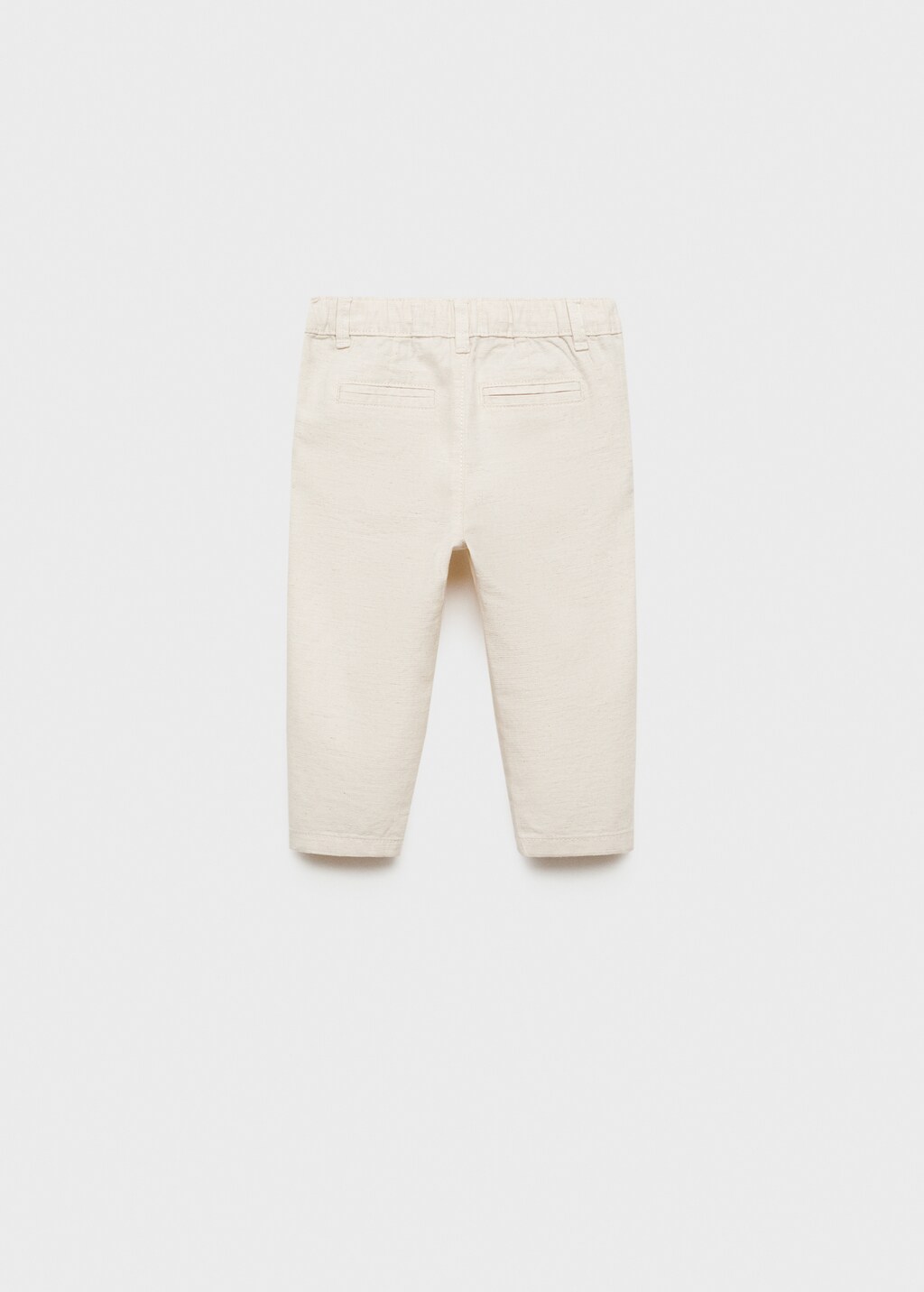 Contrast waistband chinos - Dark Navy