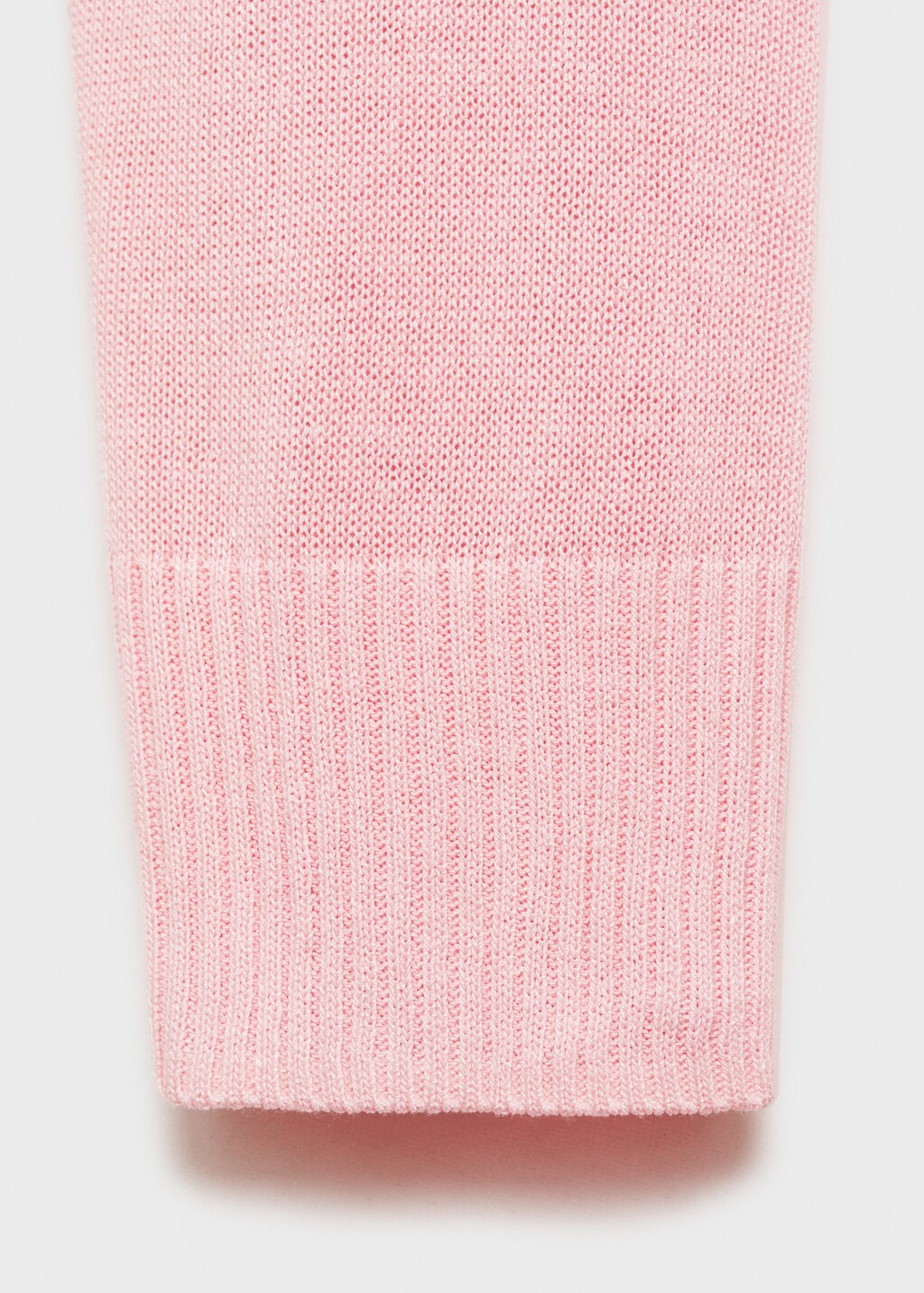 Linen-blend knitted sweater - Sky Blue