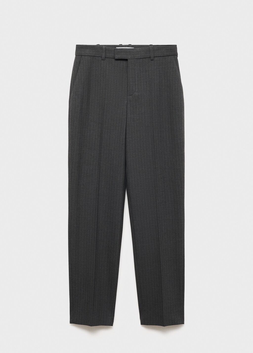 Pinstripe suit trousers - Dark Heather Grey