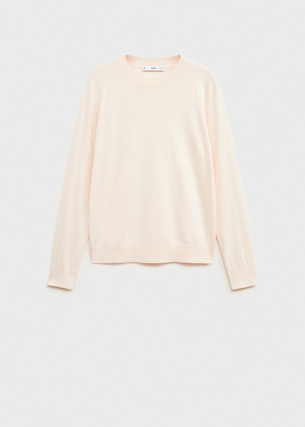 Silk-blend knitted sweater - Ecru