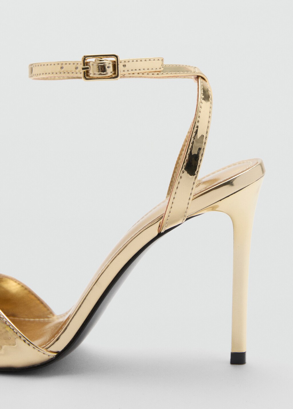 Strappy heeled sandals - Gold