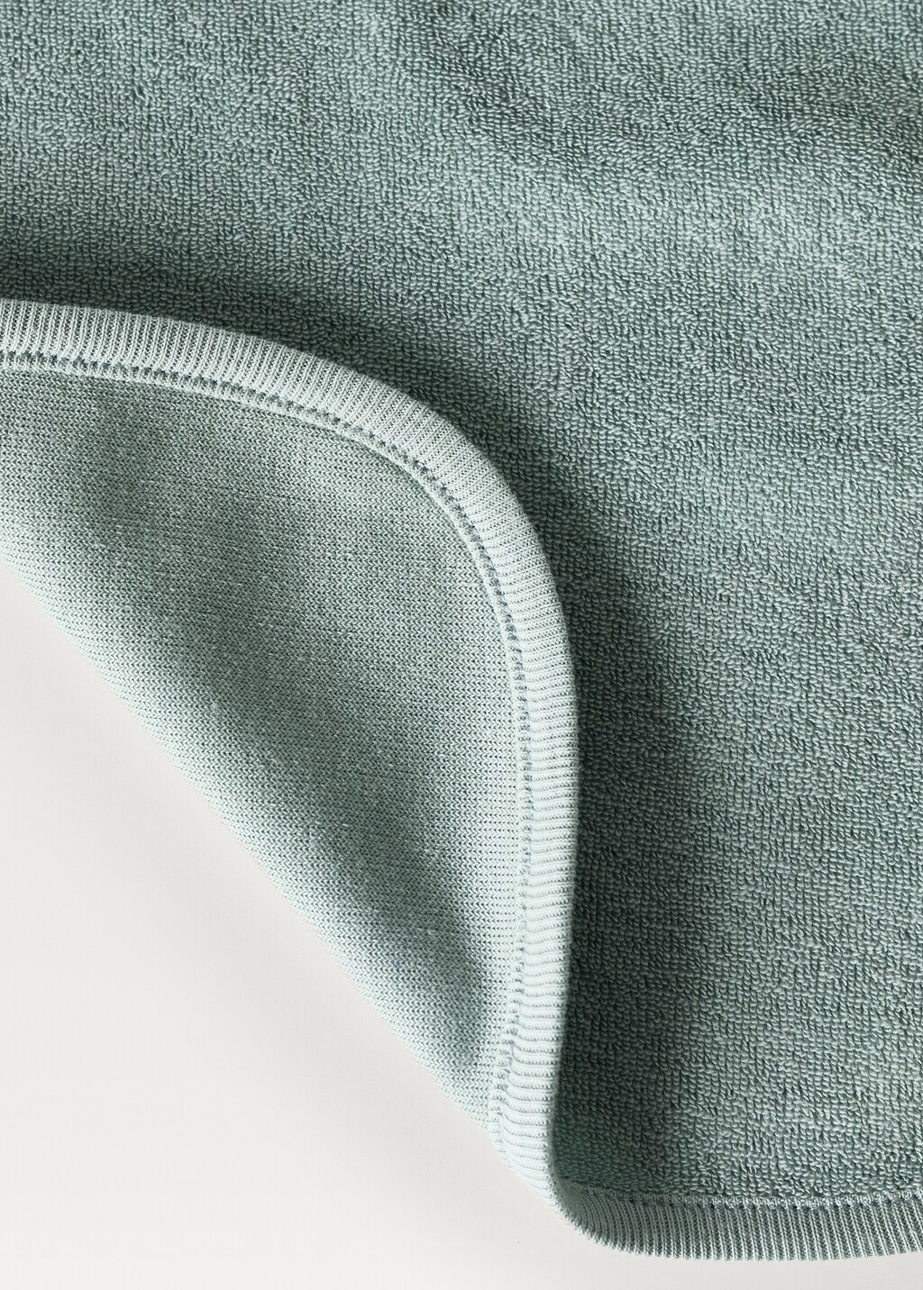 Cotton terry bib - Pink