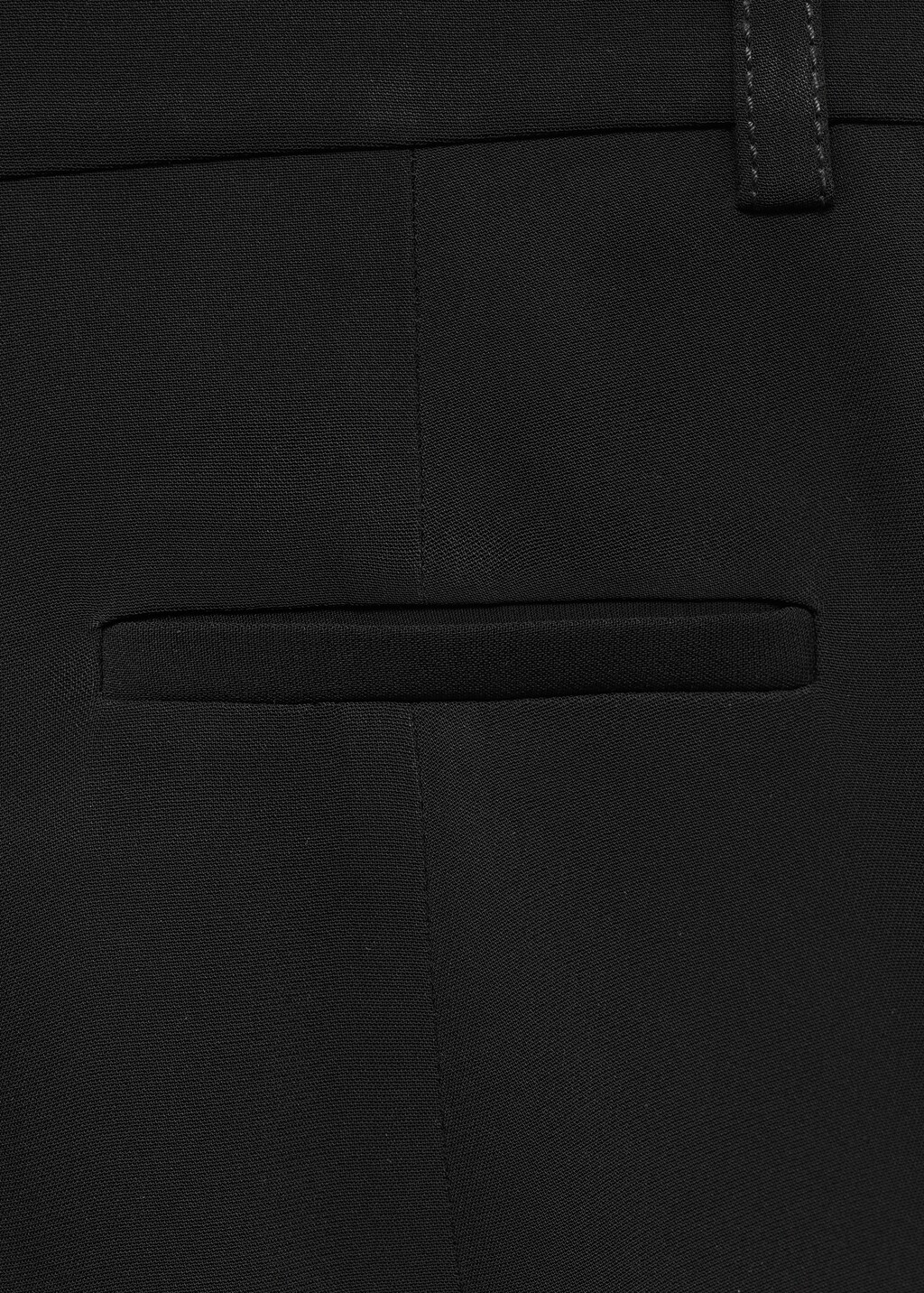 Maxi-flared trousers - Black