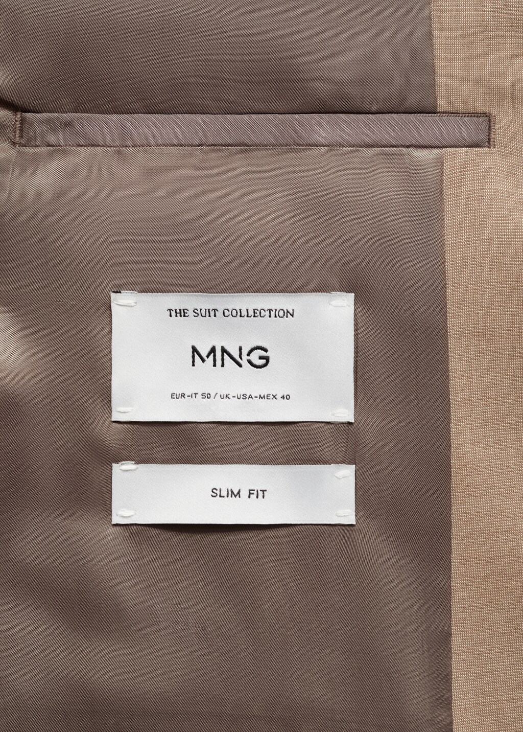 Milan slim-fit suit jacket - Grey