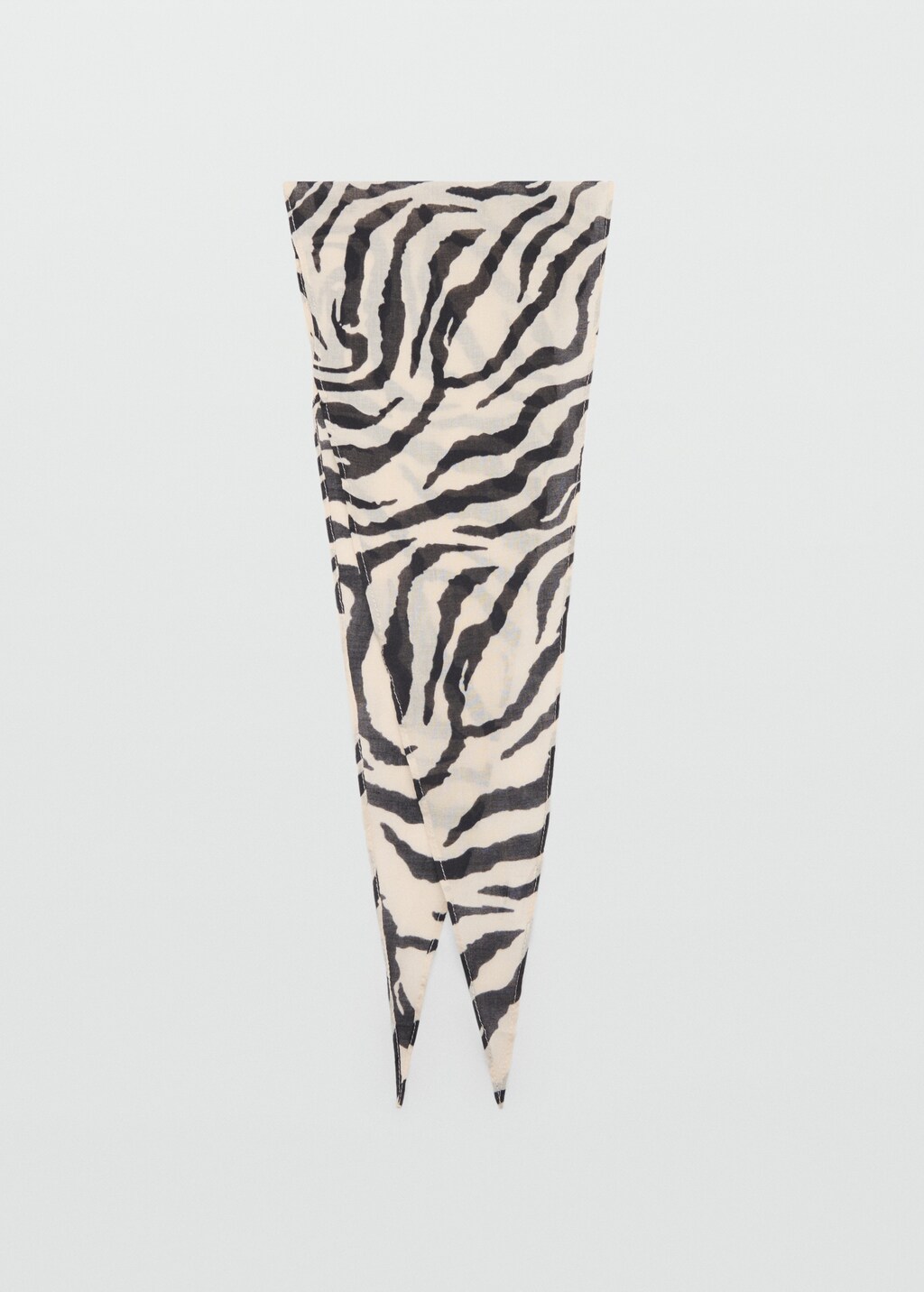 Animal print scarf - Sand