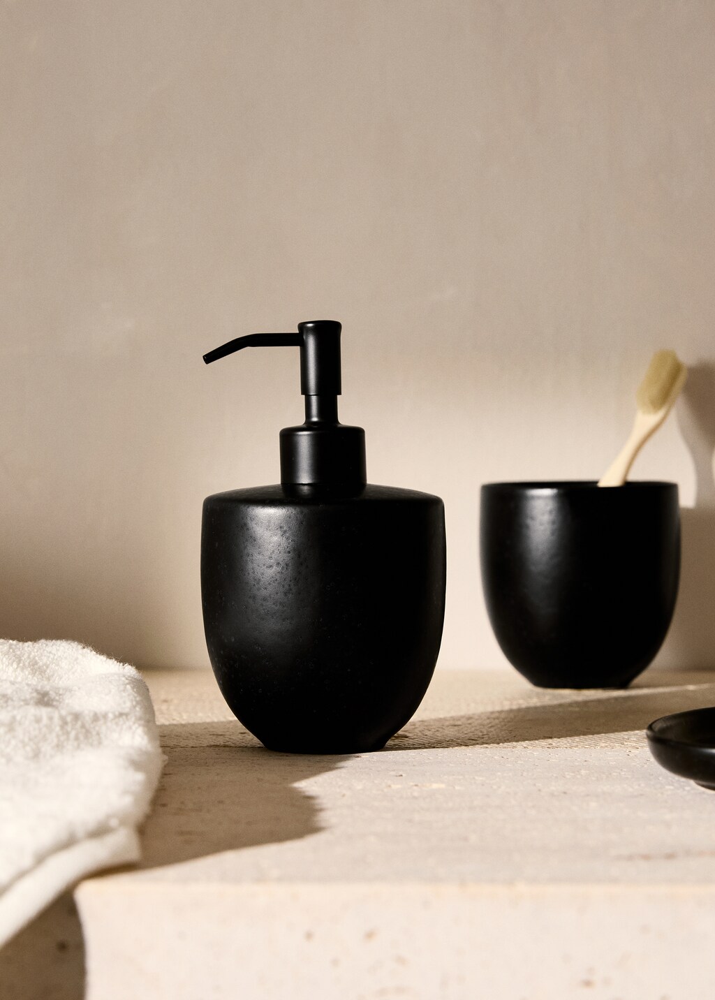 Soap dispenser lanzarot - Black