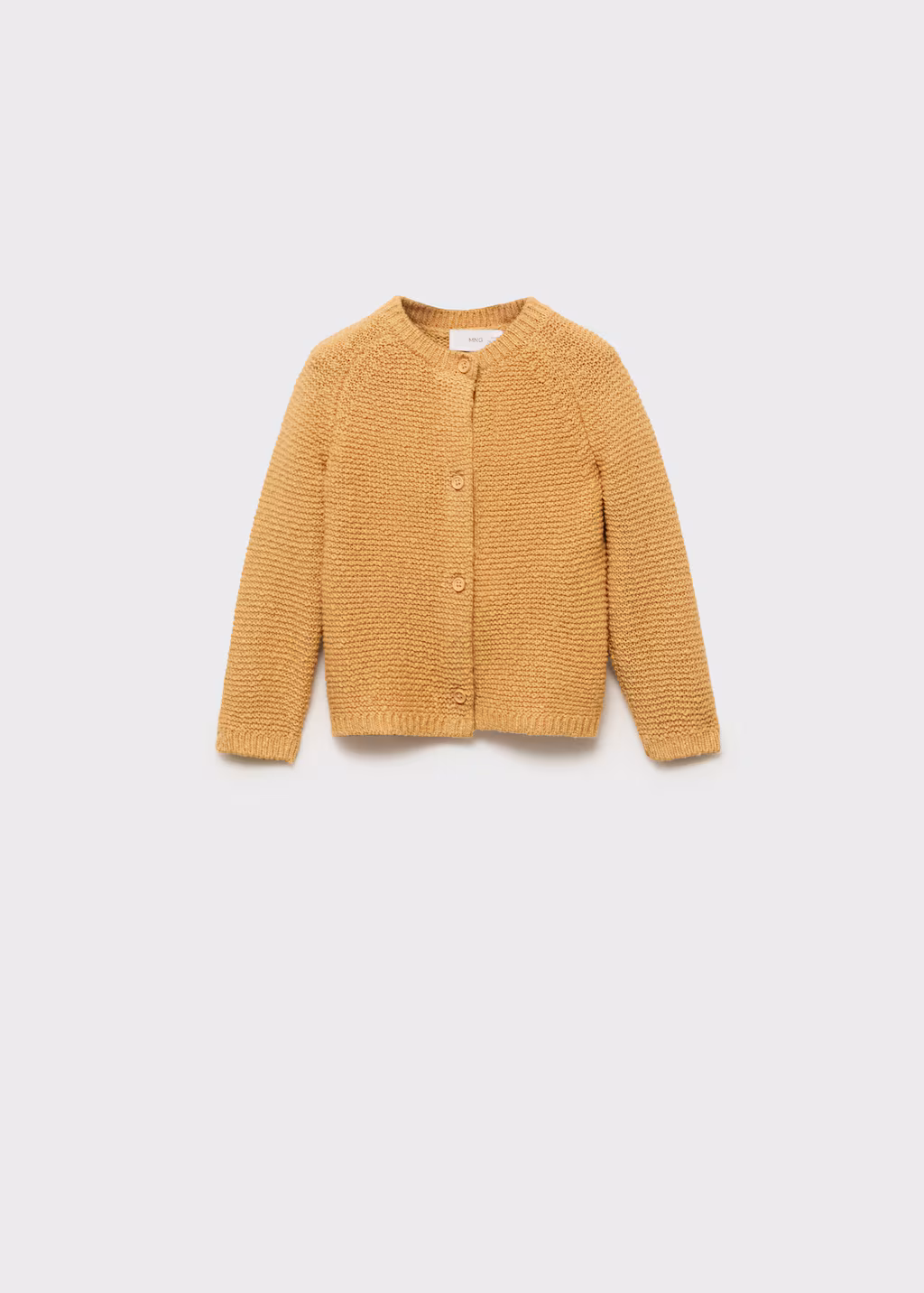 Knit cardigan - Mustard