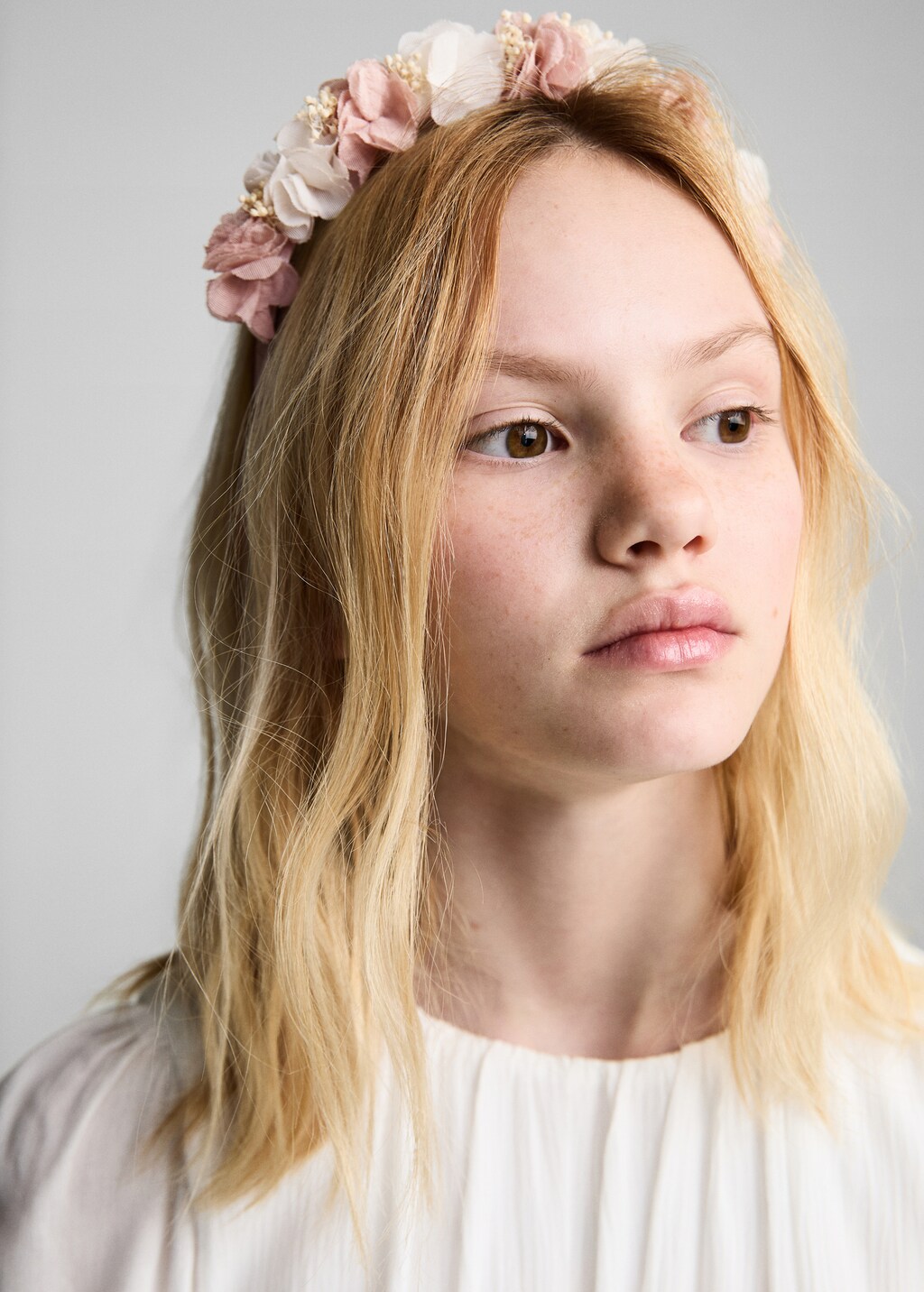 Flower hairband - Aqua Green