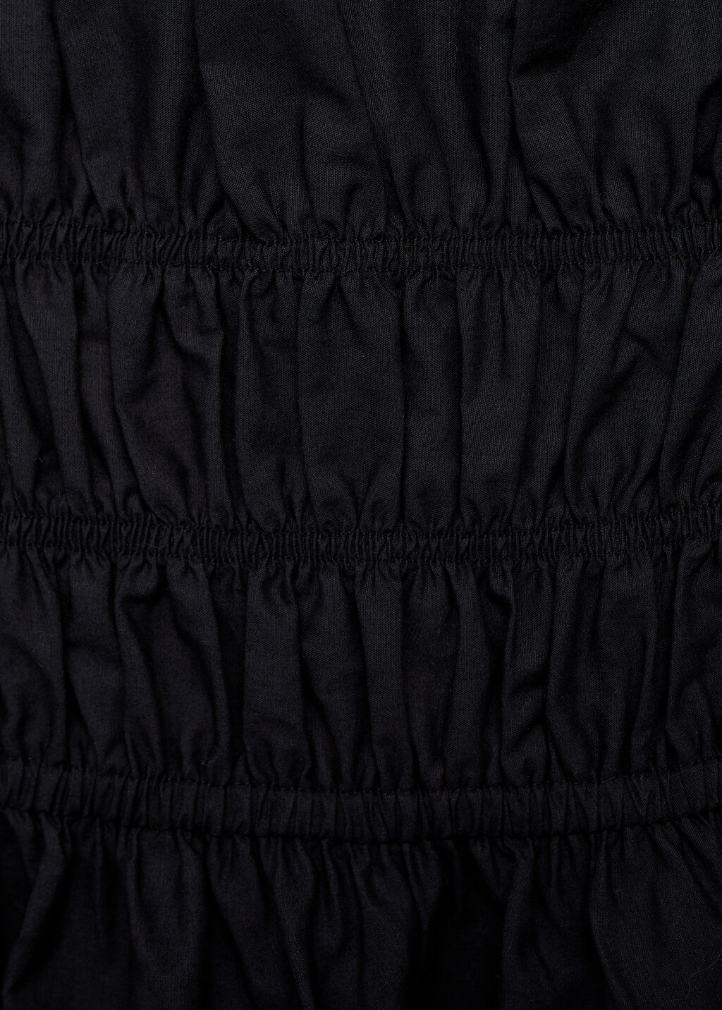 Flared dress with ruffled hem - Black