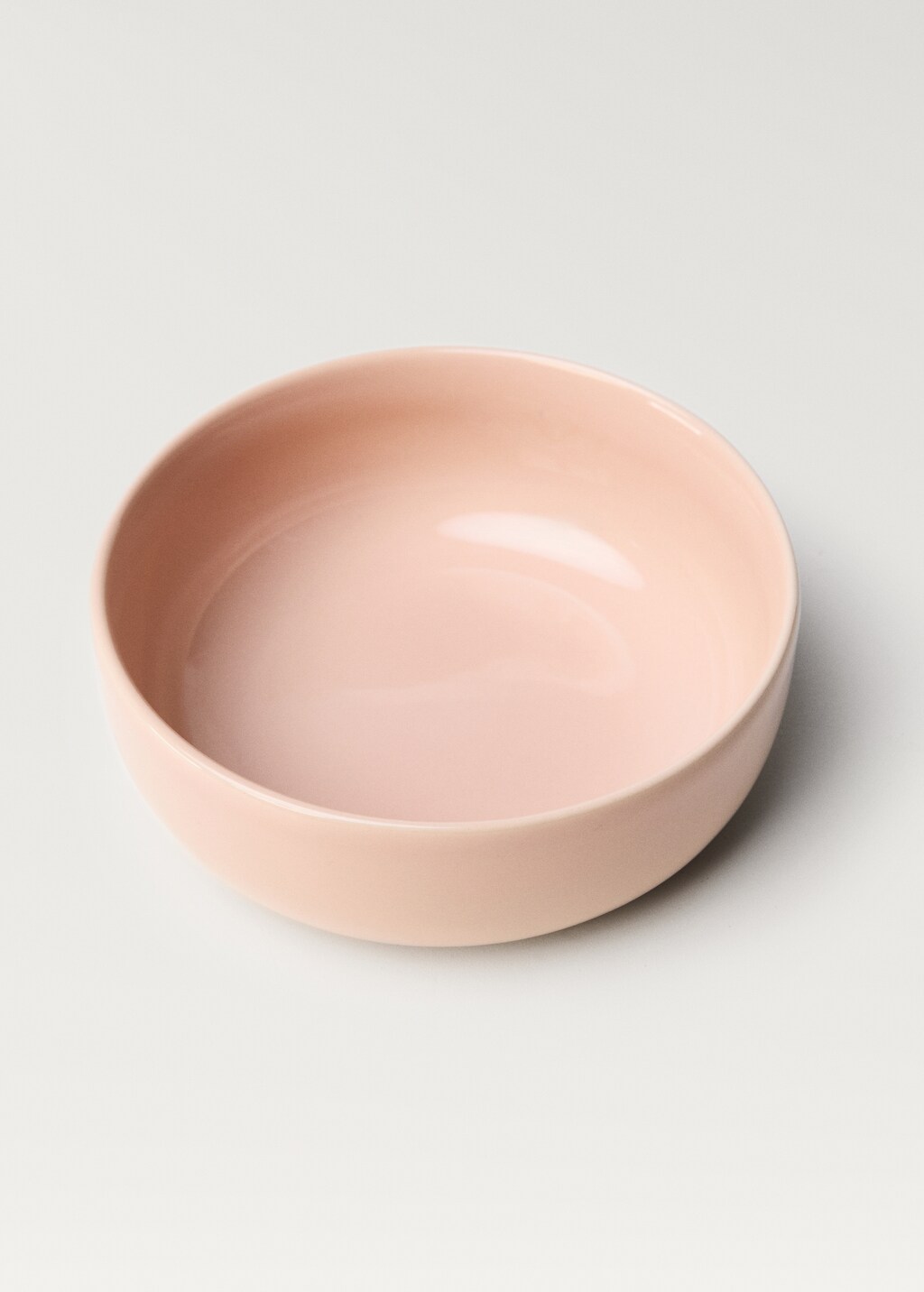 Small smooth stoneware bowl - Mustard