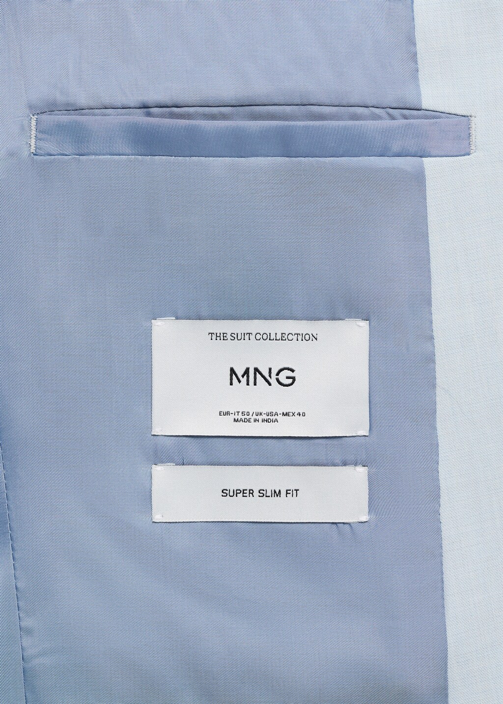 Super slim-fit suit jacket in stretch fabric - Beige