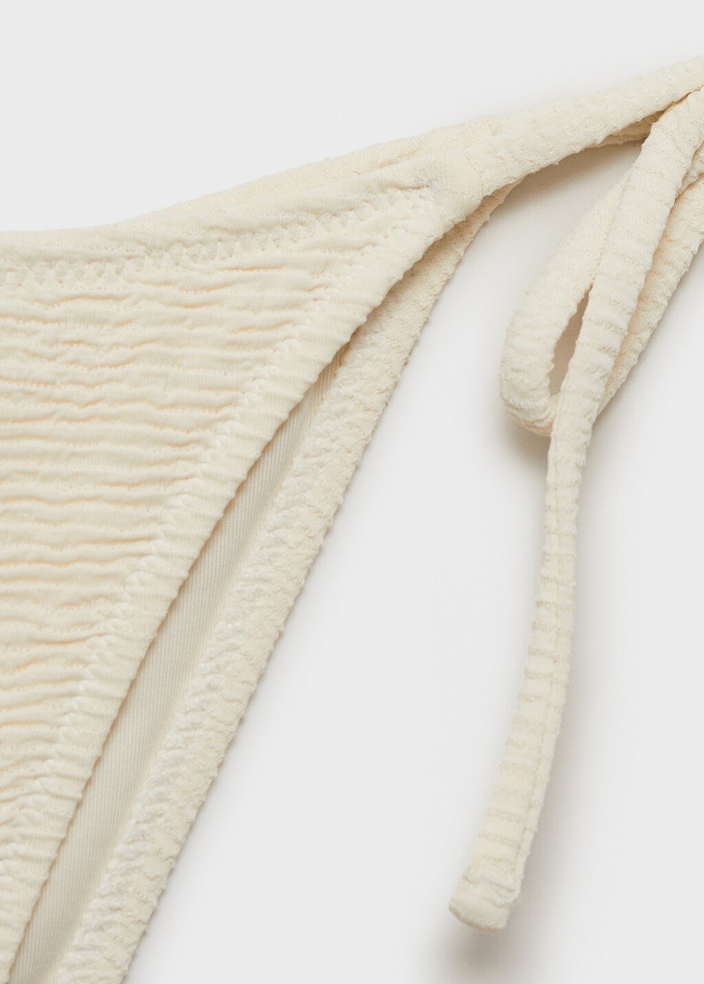 Bikini bottoms with bows - Ecru