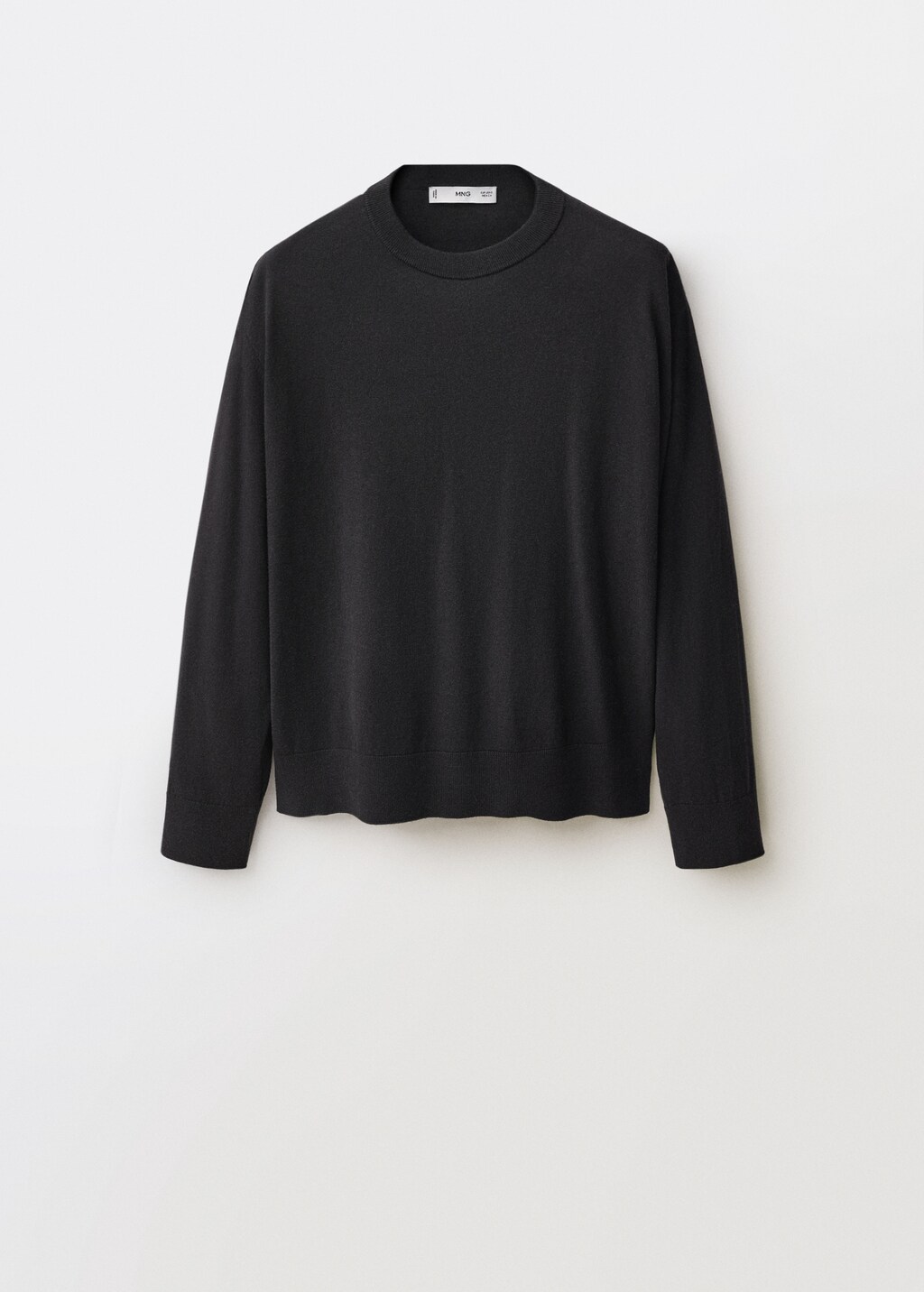 Wool-blend round-neck sweater - Pink