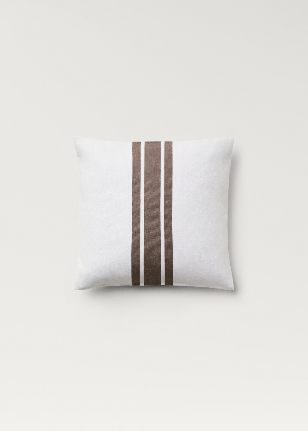 Cushion cover detail stripe 45x45 cm - Light/Pastel Grey