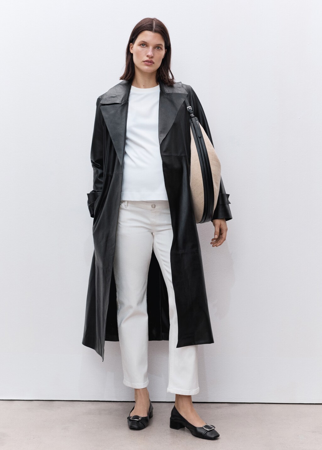 Maternity Straight Jeans - White